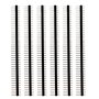 2.54mm Pin Headers, 100 Pcs 40 Pin 2.54mm Droit Simple Connecteur d'en-tête de Broche Mâle et Bande de Broches du Circuit imprim