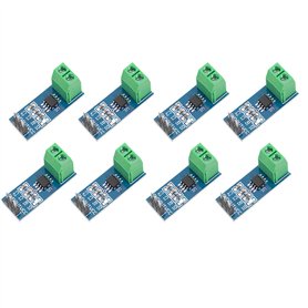 Lot de 8 modules de capteur d'alimentation ACS712 - Plage de 5 A - Capteur de courant compatible avec Arduino