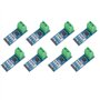 Lot de 8 modules de capteur d'alimentation ACS712 - Plage de 5 A - Capteur de courant compatible avec Arduino