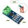 Lot de 8 modules de capteur d'alimentation ACS712 - Plage de 5 A - Capteur de courant compatible avec Arduino