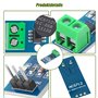 Lot de 8 modules de capteur d'alimentation ACS712 - Plage de 5 A - Capteur de courant compatible avec Arduino