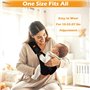 TNOMSNO Portable Echarpe de Portage Bebe, Porte Bebe Physiologique, Portage Bebe Porte Bebe, Porte-Bébé dès la Naissance pour Bé