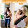 TNOMSNO Portable Echarpe de Portage Bebe, Porte Bebe Physiologique, Portage Bebe Porte Bebe, Porte-Bébé dès la Naissance pour Bé