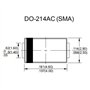 ASEMI (200pcs per Pack) SS54 5A40V Schottky Diode SMA/DO214-AC Package