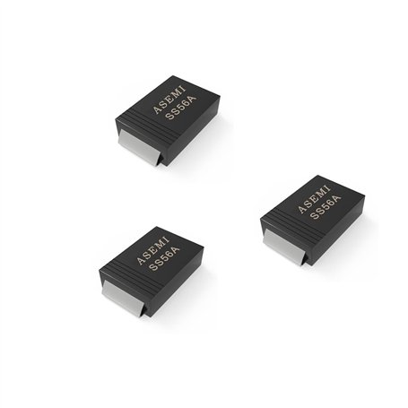 ASEMI (200pcs per Pack) SS56 5A60V Schottky Diode SMA/DO214-AC Package