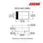ASEMI (200pcs per Pack) SS56 5A60V Schottky Diode SMA/DO214-AC Package