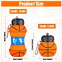 Gourde pour enfants Bouteille d'eau de Sport Pliable sans BPA Avec Mousqueton 550