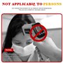 GLOSKIN Thermometre Laser,Thermometre Infrarouge -50 ° C-550 ° C,LCD Afficher Le Thermomètre à Paramètre Réglable (Pas Adapté au