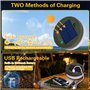 10M 100LED Lampe Camping Solaire Exterieure