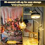 BARAKYEG Guirlande lumineuse Solaire de Camping,10M 100LED Lampe Camping Solaire Exterieure,IP44 Imperméable 8 Modes,portable La