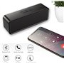 WEIDU Enceinte Bluetooth 5.0 Haut Parleur Bluetooth Portable sans Fil Support TF Carte USB Stick avec Câble Audio AUX 3.5mm Bass