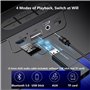 WEIDU Enceinte Bluetooth 5.0 Haut Parleur Bluetooth Portable sans Fil Support TF Carte USB Stick avec Câble Audio AUX 3.5mm Bass