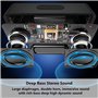 WEIDU Enceinte Bluetooth 5.0 Haut Parleur Bluetooth Portable sans Fil Support TF Carte USB Stick avec Câble Audio AUX 3.5mm Bass