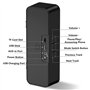 WEIDU Enceinte Bluetooth 5.0 Haut Parleur Bluetooth Portable sans Fil Support TF Carte USB Stick avec Câble Audio AUX 3.5mm Bass