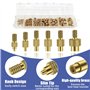100 Pièces Insert Impression 3d, Inserts Fileté Pour La Fusion à Chaud, Insert Fileté M3/M4/M5, Insert à Pointe Fileté, Pour Com
