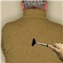 Gratte-dos télescopique, Scratcher arrière Acier Inoxydable, Grattoir à dos, Extendable Telescope Backscratcher pour se gratter 