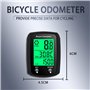 1 Jeu de Compteur kilométrique Vélo avec Magnétique Pad Silicone Support de Capteur Magnétique 5 Attache-Câbles Étanche Rétroécl