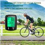 1 Jeu de Compteur kilométrique Vélo avec Magnétique Pad Silicone Support de Capteur Magnétique 5 Attache-Câbles Étanche Rétroécl