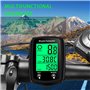 1 Jeu de Compteur kilométrique Vélo avec Magnétique Pad Silicone Support de Capteur Magnétique 5 Attache-Câbles Étanche Rétroécl