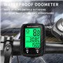 1 Jeu de Compteur kilométrique Vélo avec Magnétique Pad Silicone Support de Capteur Magnétique 5 Attache-Câbles Étanche Rétroécl