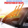 Noafricz 2 Pièces Pare Soleil Voiture Bébé, Bloquer Les Rayons UV et la Chaleur, Anti Moustiquaire pour Fenêtre Latérale de Voit