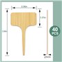 Étiquettes en Bois pour Plante