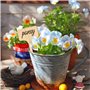 Noafricz 40 Pièces Étiquettes de Plantes, Etiquette Jardin Exterieur en Forme de T, Étiquettes en Bois pour Plante, Pancarte pou