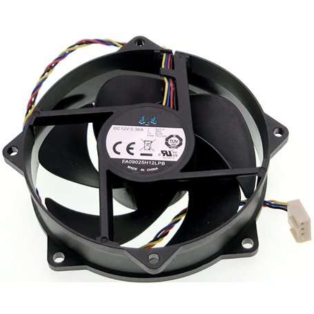 Ventilateur de refroidissement pour processeur FA09025H12LPB 9025 9 cm 4 fils pour I3 I5 I7 775 115X 1151 1150 1155 etc.