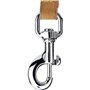 Animaux Crochets Pivotants,12pcs Mousqueton pour Collier De Chien Mousqueton Porte Clé Pivotant Métal Chien Crochets Pivotants C