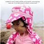 1 Chapeau De Soleil Fleuri, 1 Lunettes De Soleil avec Mentonnière Réglable, Chapeau De Soleil Cache-Cou, Chapeau De Plage À Séch