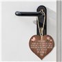Paquet De 2 Copeaux De Bois En Forme De Coeur, Pendentifs Décoratifs D'Amitié, Copeaux De Bois De Remerciement, Copeaux De Bois 