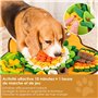 Gaethra Tapis de Fouille Chien, Tapis Reniflant pour Chiens, Antidérapant Tapis de Chien Snuffle, Portatif et Facile à Nettoyer,