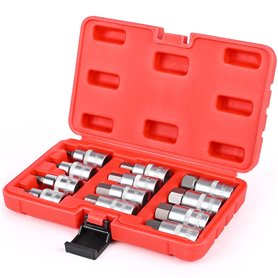 12 Pièces Jeu de Douille Allen 1/2