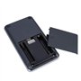 Vikye Balance de poche numérique, balance électronique de haute précision USB, 600g/0.01g, argenté, avec grand écran LCD rétroéc