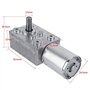 Walfront DC 12V Moteur Electrique de Réduction Réversible Turbine à Couple Elevé Boîte à Engrenages à Vis sans Fin pour Fenêtres