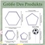 Plastic Football Pattern Cutt