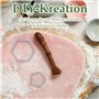 8 Pièces Football Cookie Cutter, Hexagon And Pentagon Cutters With 5 Pieces Football Cake Inserts, Plastic Football Pattern Cutt