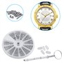 Yosoo Kit de Réparation Vis Écrou de Lunette en Acier Petit Montre Ensemble d'outil de Bricolage Optique - Tournevis de Précisio