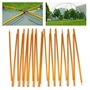 VGEBY Arceaux de Tente Télescopique Accessoires de Tente 0,85 x 442cm en Alliage d'Aluminium pour Extérieurs Camping Randonnée -
