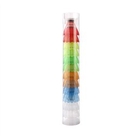 Xianli Lot de 12 volants de badminton en plastique pour entraînement intérieur et extérieur