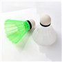 Xianli Lot de 12 volants de badminton en plastique pour entraînement intérieur et extérieur