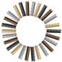 Healifty Lot de 80 pointes en métal pour lacets