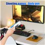 Sehawei Pistolet de Jeu pour Switch/Switch OLED Joycon,Shooting Gun Griff Compatible avec Splatoon 2/Splatoon 3, contrôleur de P