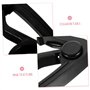 EXCEART Capodastre Guitare Métallique Noir Style Déclencheur Main Pour Accorder Facilement Vos Instruments Musique