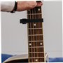 EXCEART Capodastre Guitare Métallique Noir Style Déclencheur Main Pour Accorder Facilement Vos Instruments Musique
