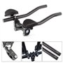 Aero Bar Guidon TT pour vélo de route, VTT Triathlon Aero Rest avec clip sur tri Bar, guidon de repos pour vélo en alliage d'alu