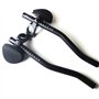 Aero Bar Guidon TT pour vélo de route, VTT Triathlon Aero Rest avec clip sur tri Bar, guidon de repos pour vélo en alliage d'alu