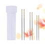EXCEART 7pièces Aiguilles à Broder Acier Inoxydable De Aiguilles à Œil Pour Couture Broderie Et Créatifs Avec Bouteille De Range
