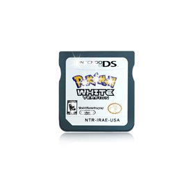 DELIVFI Cartouches de jeu version noire et blanche pour cartes de jeu compatibles NDS/NDSL/NDSI/NDSLL/NDSXL/3DS/2DS (Blanc 1)