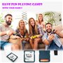 DELIVFI Cartouches de jeu version noire et blanche pour cartes de jeu compatibles NDS/NDSL/NDSI/NDSLL/NDSXL/3DS/2DS (Blanc 1)